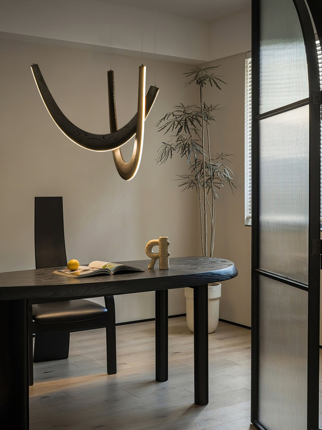 Duvelle Interlocking Wood Pendant Lamp