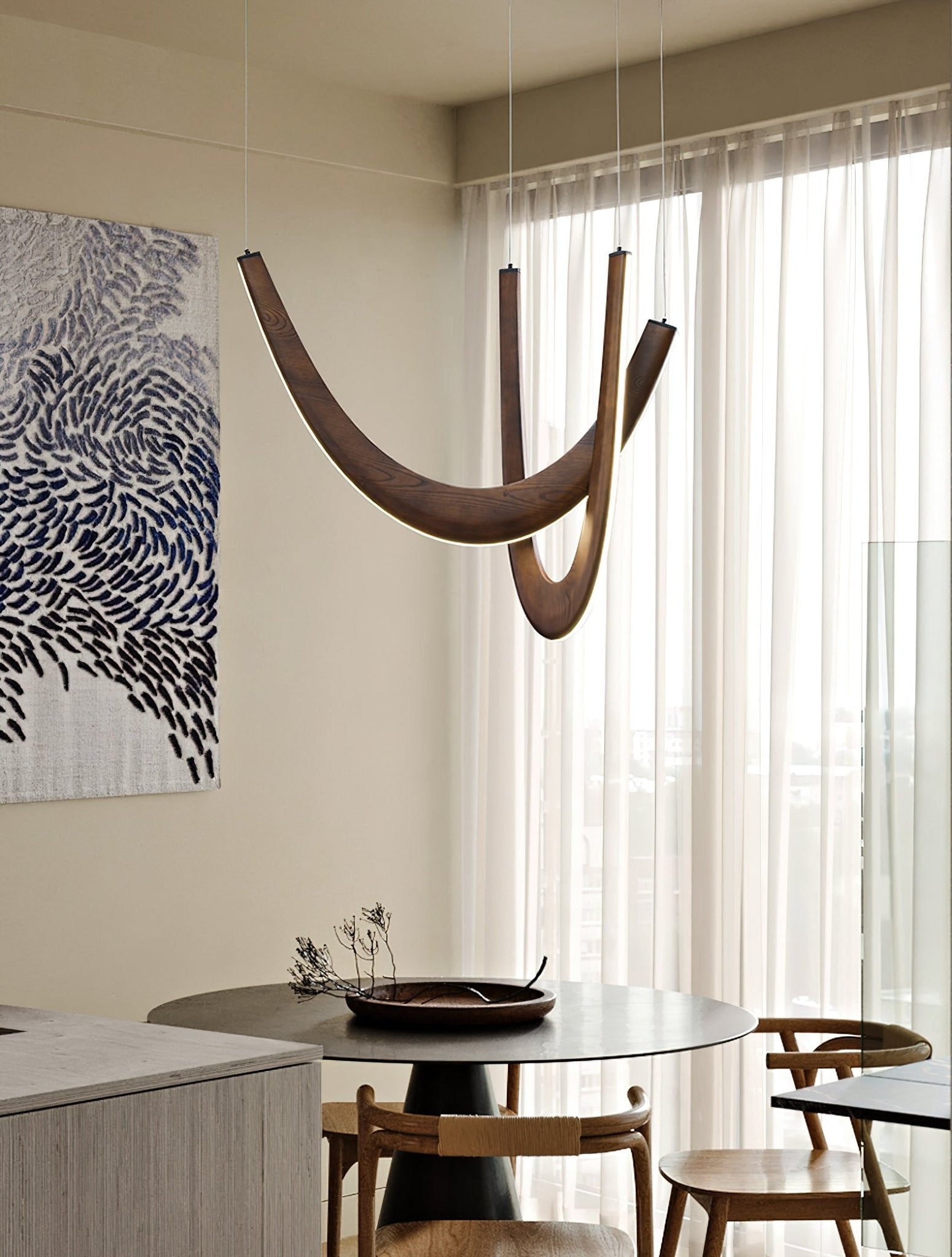 Duvelle Interlocking Wood Pendant Lamp