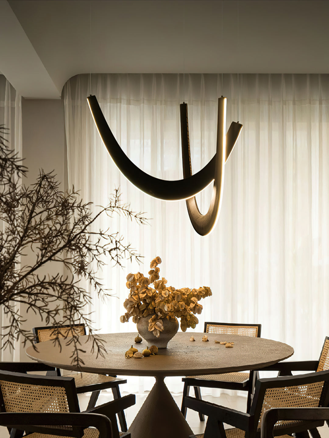 Duvelle Interlocking Wood Pendant Lamp