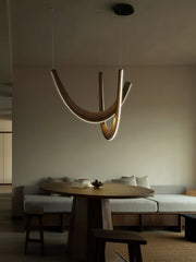 Duvelle Interlocking Wood Pendant Lamp
