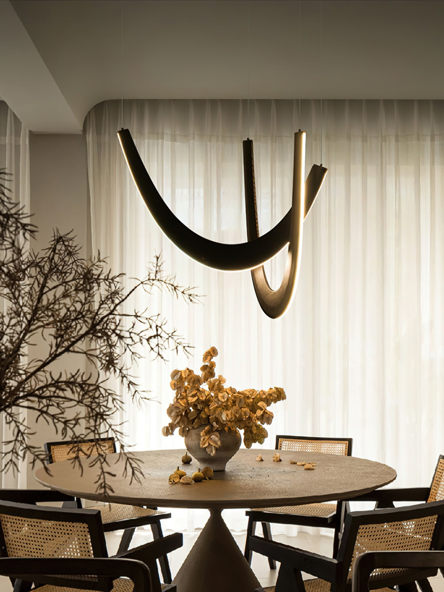 Duvelle Interlocking Wood Pendant Lamp