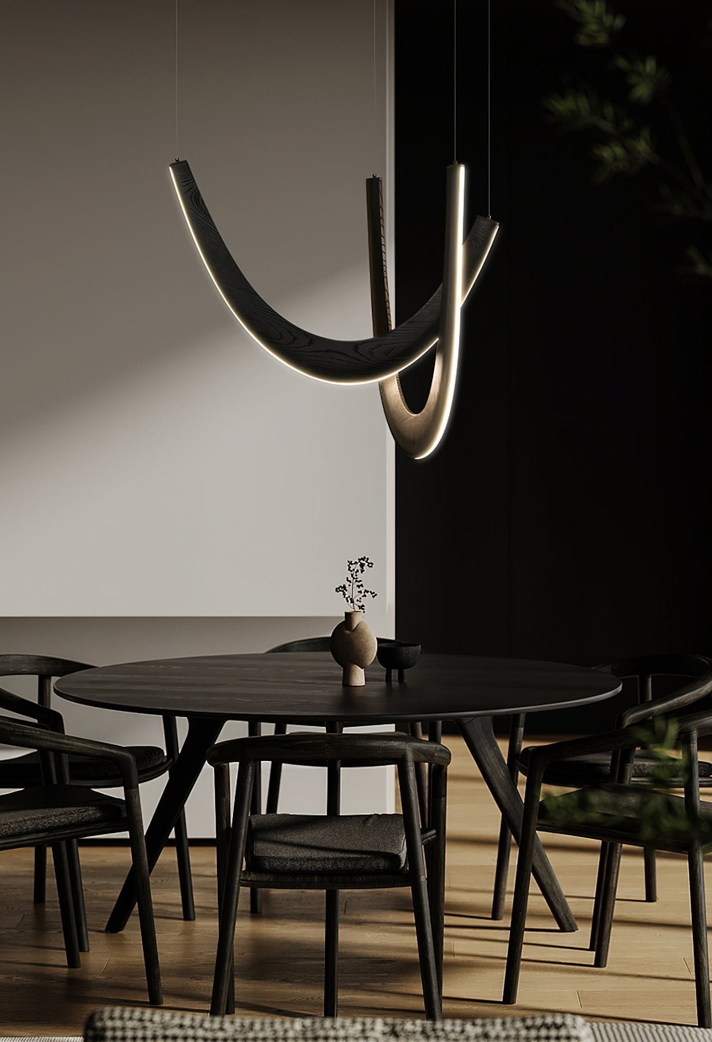 Duvelle Interlocking Wood Pendant Lamp