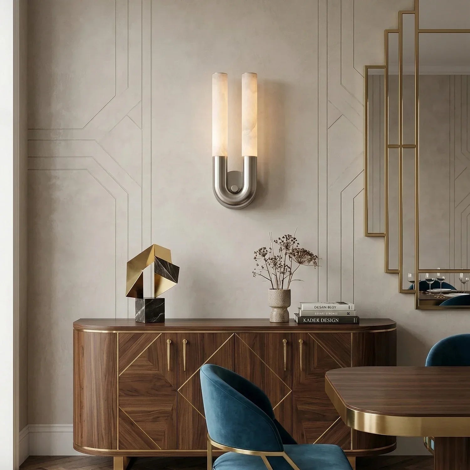 Elara Alabaster Arch Wall Sconce