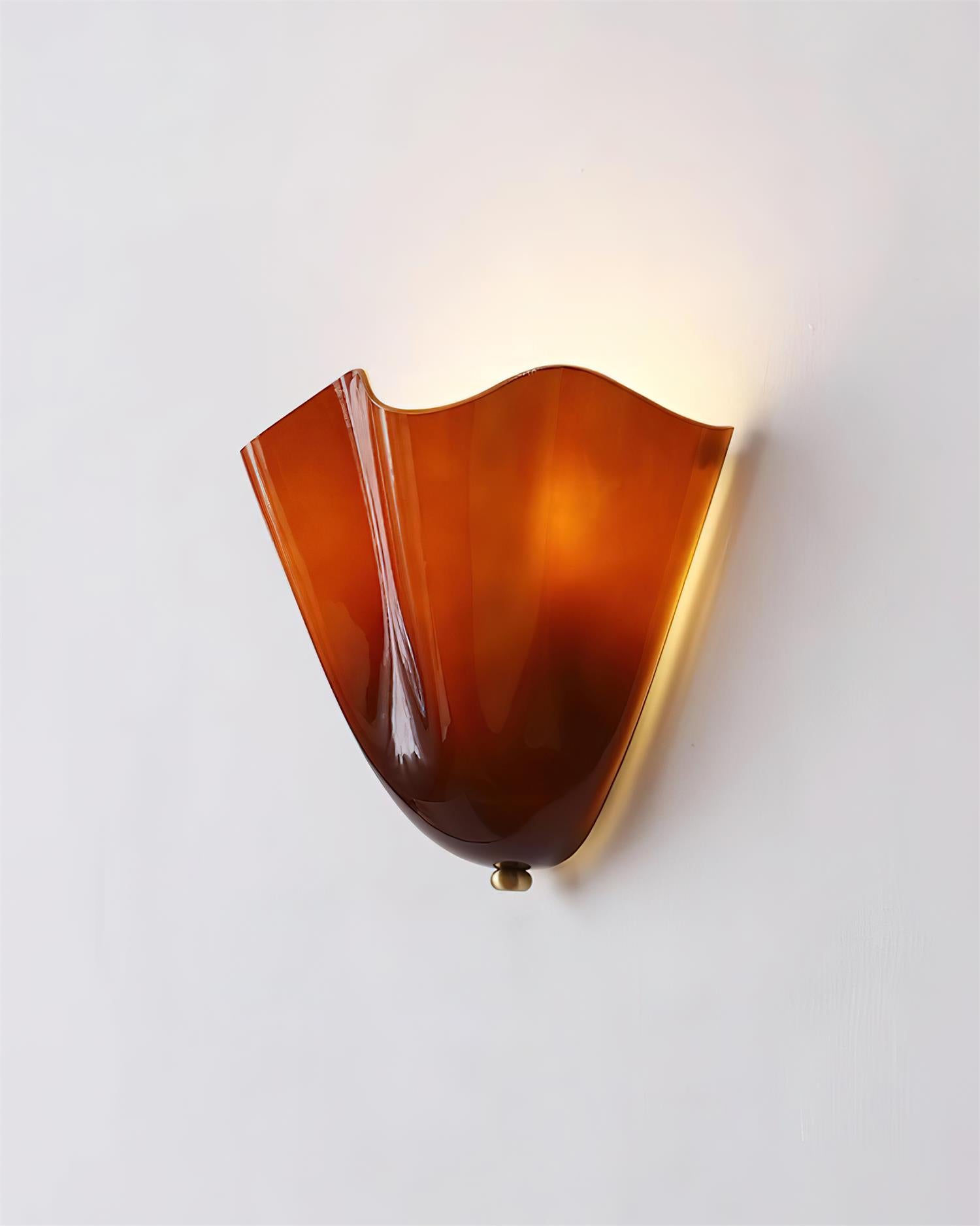 Elara Petal Glass Wall Sconce