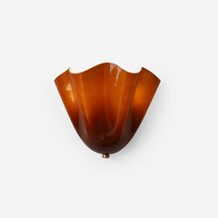 Elara Petal Glass Wall Sconce