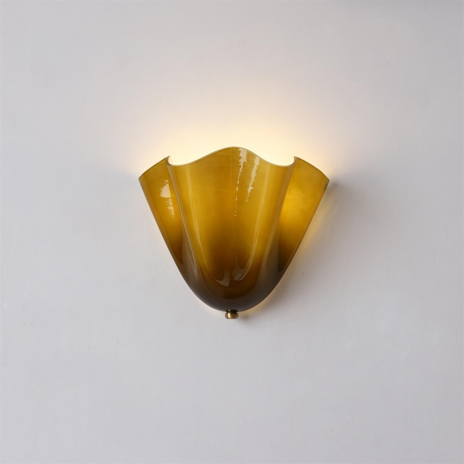 Elara Petal Glass Wall Sconce
