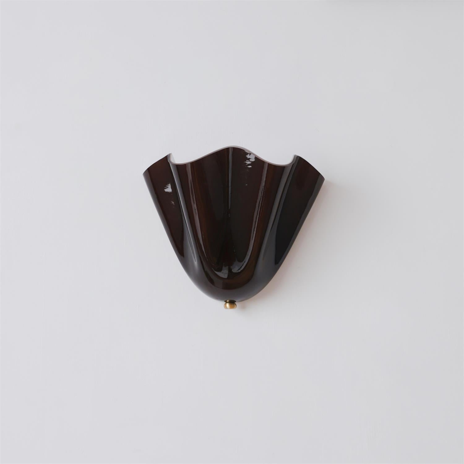 Elara Petal Glass Wall Sconce