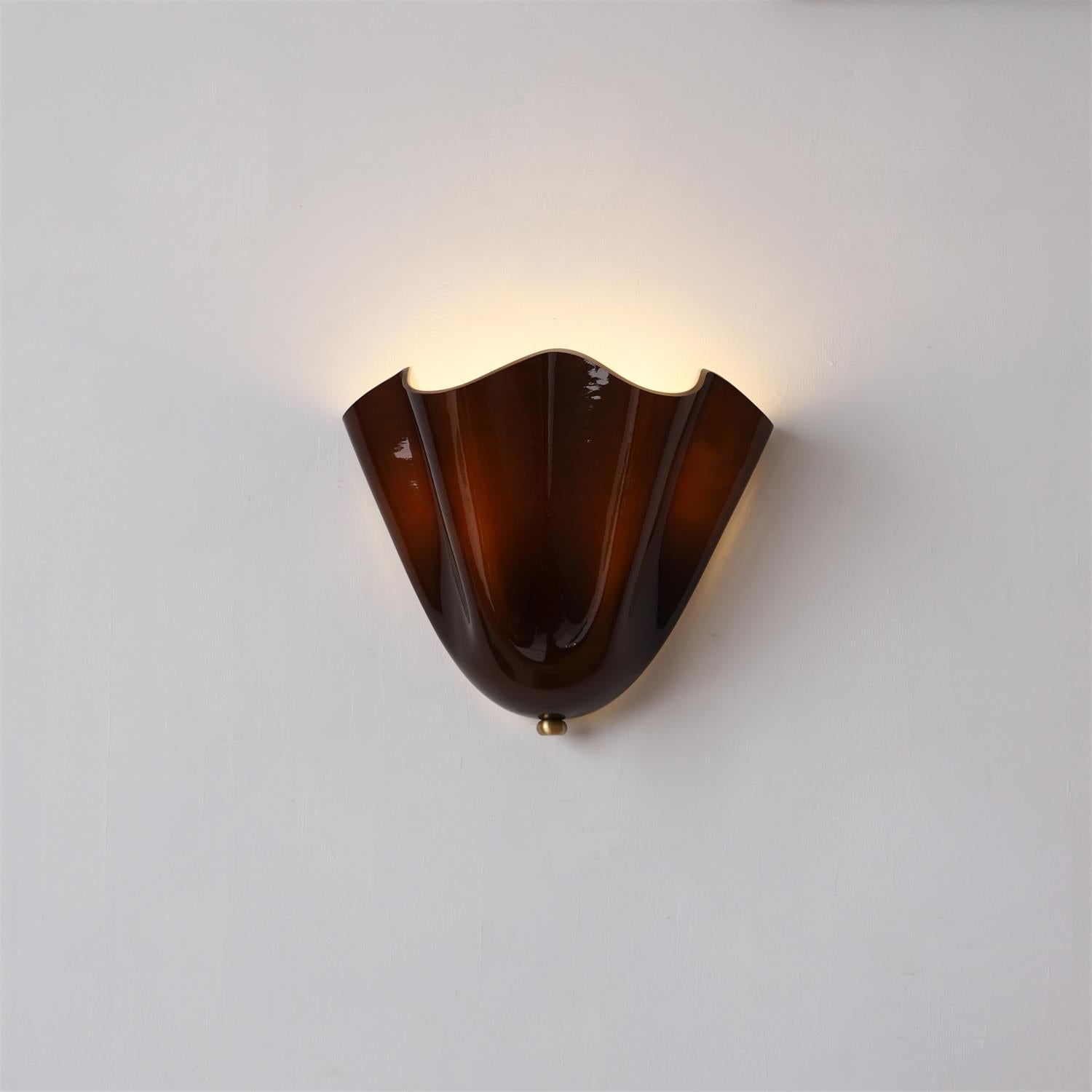 Elara Petal Glass Wall Sconce