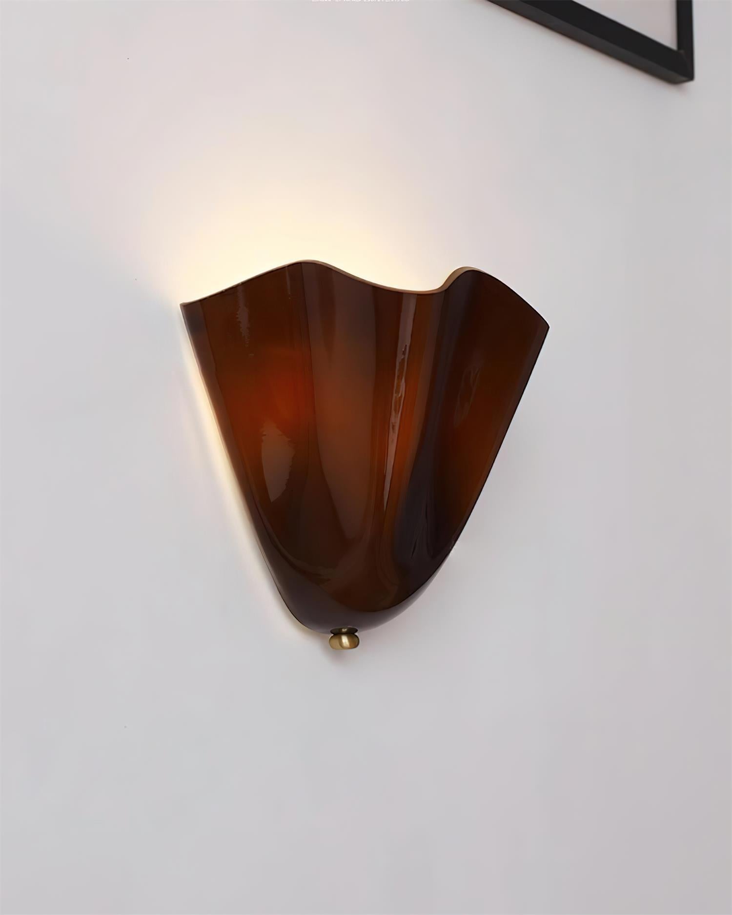 Elara Petal Glass Wall Sconce
