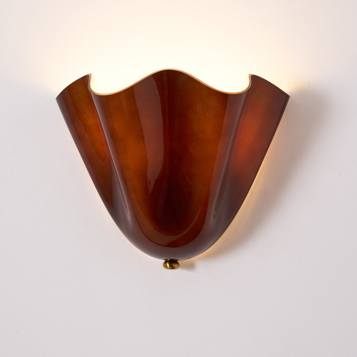Elara Petal Glass Wall Sconce