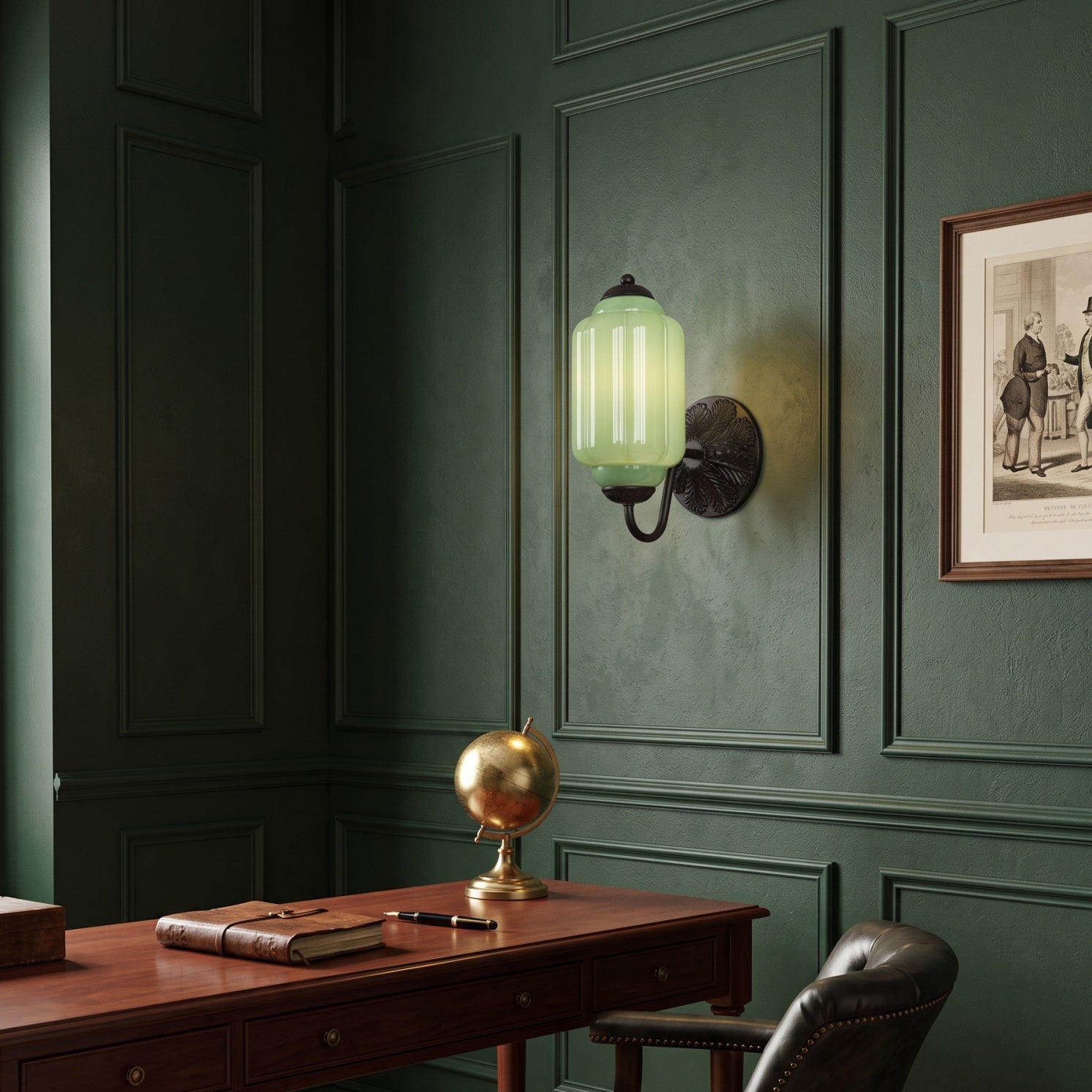 Eloise Single Glass Wall Lamp