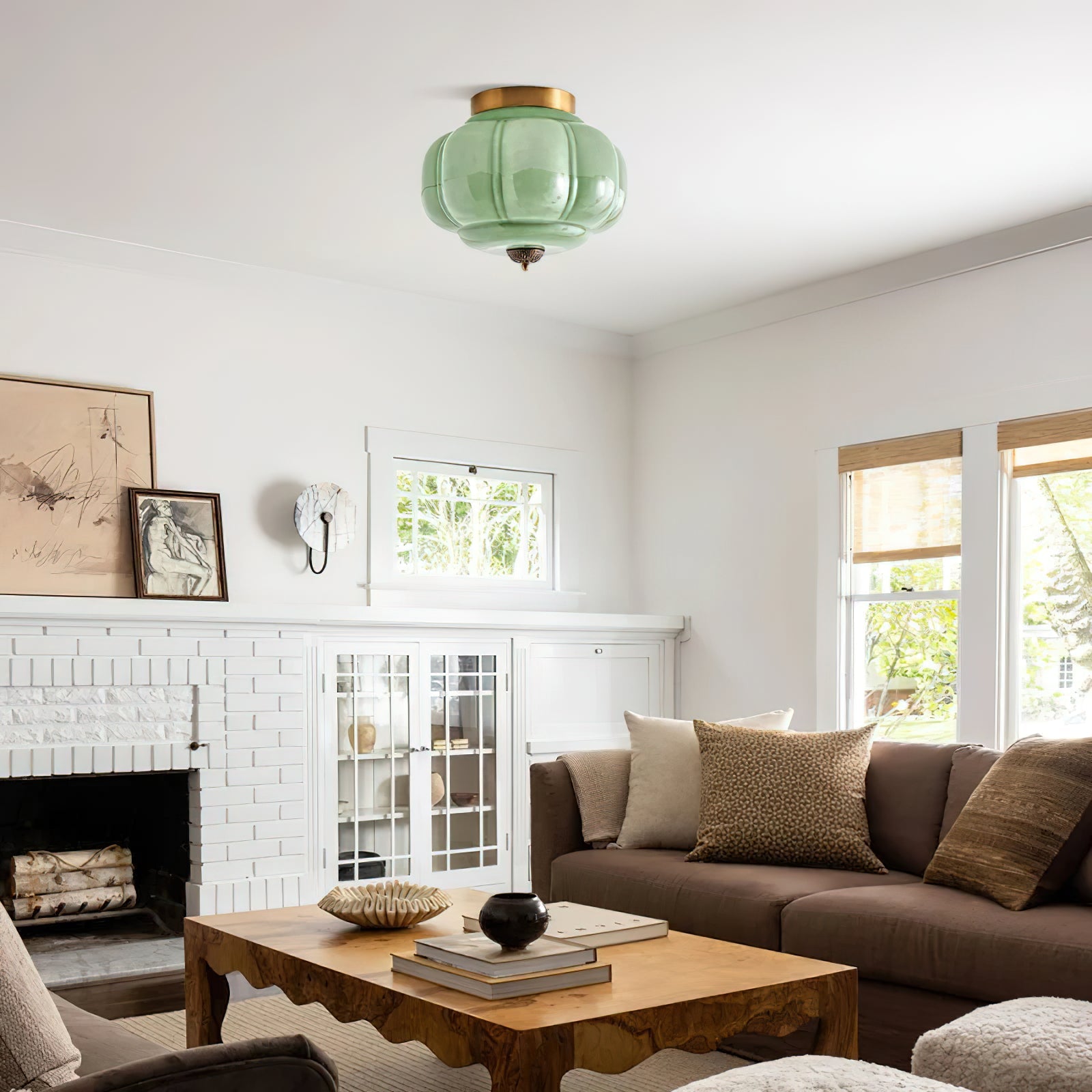 Eloise Glass Ceiling Lamp