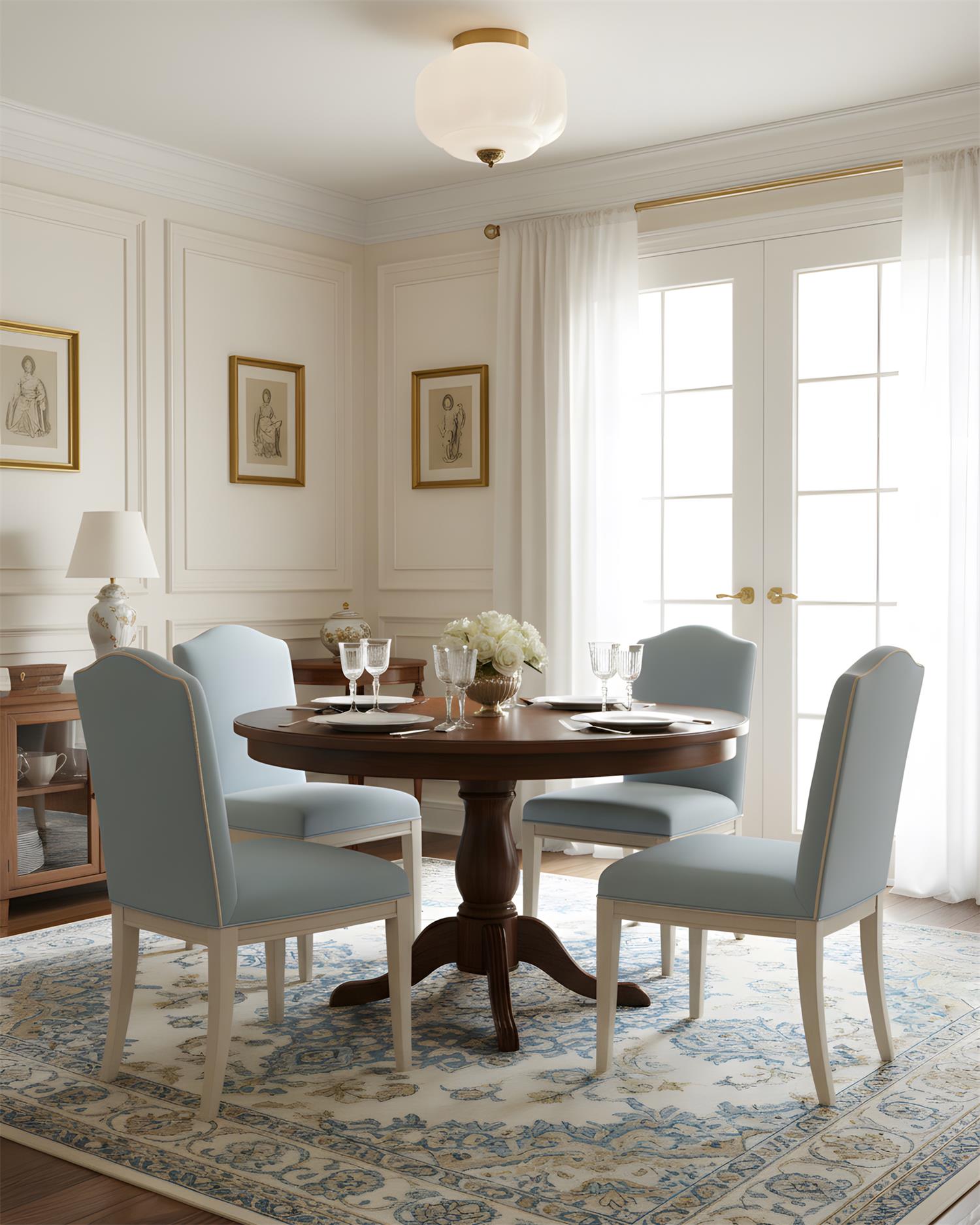 Eloise Glass Ceiling Lamp