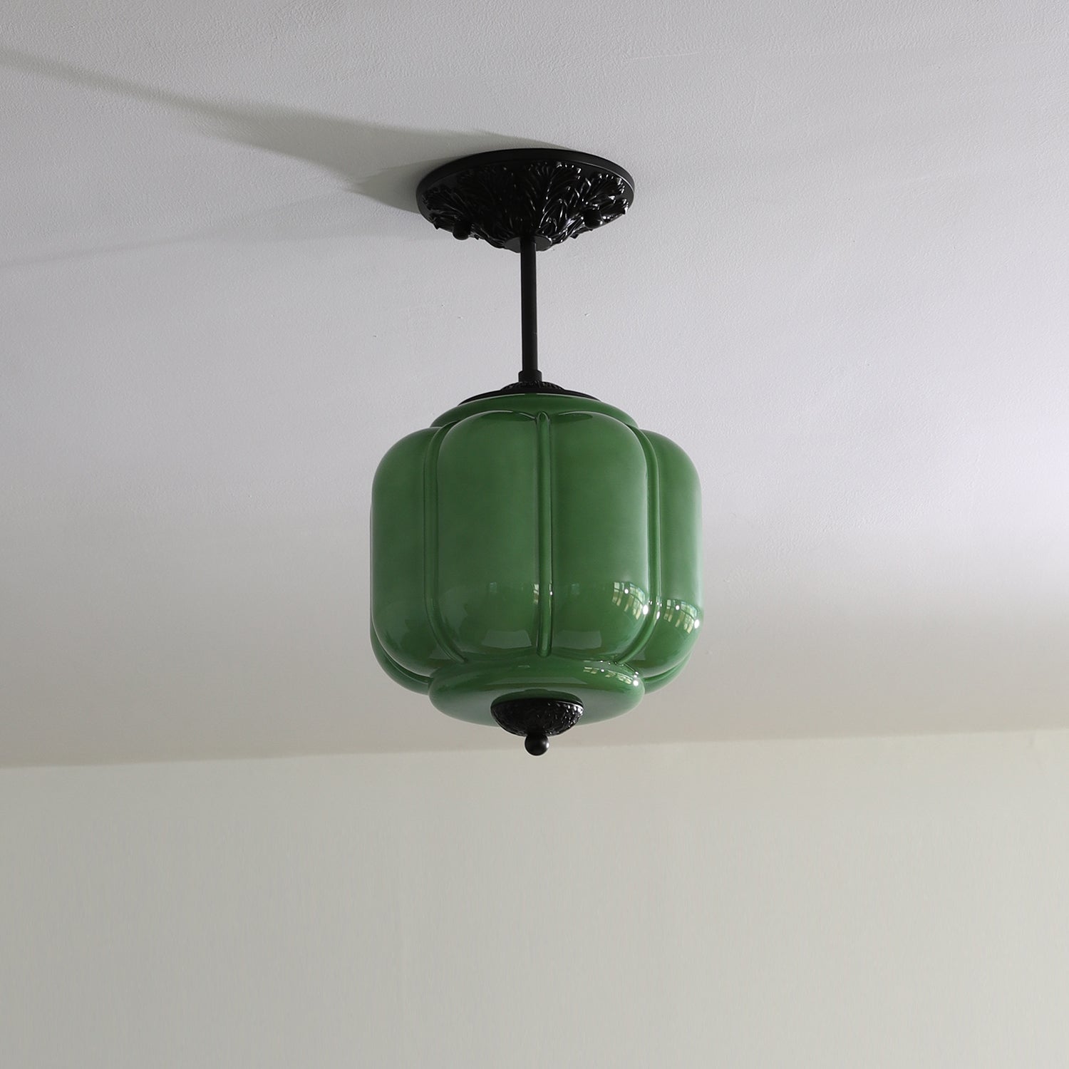 Eloise Glass Lantern Ceiling Lamp