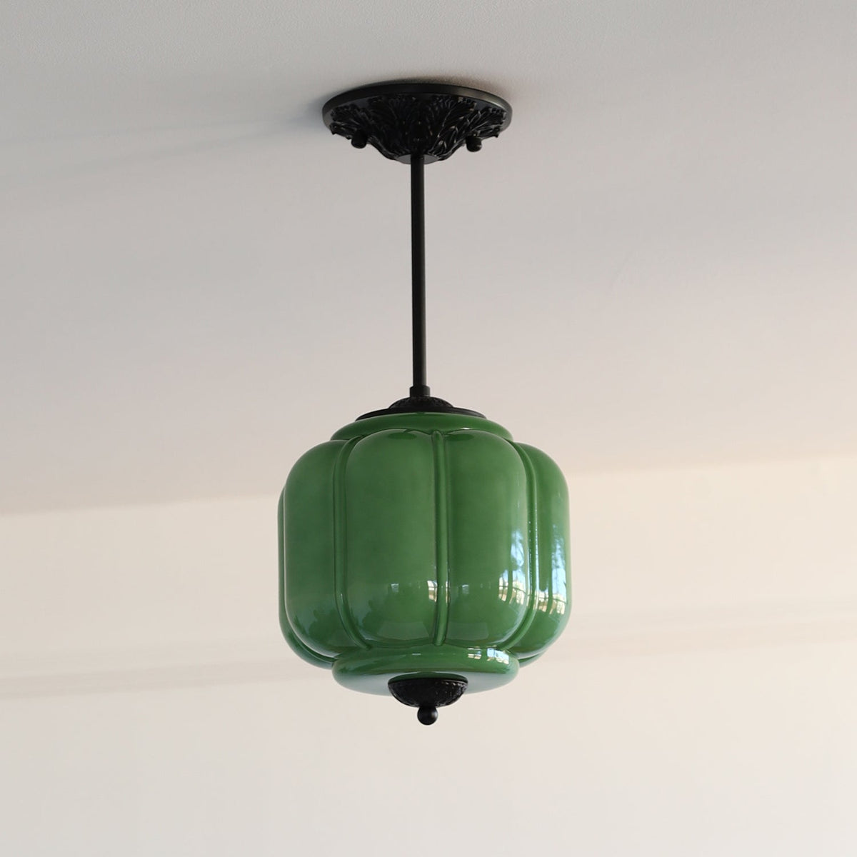 Eloise Glass Lantern Ceiling Lamp