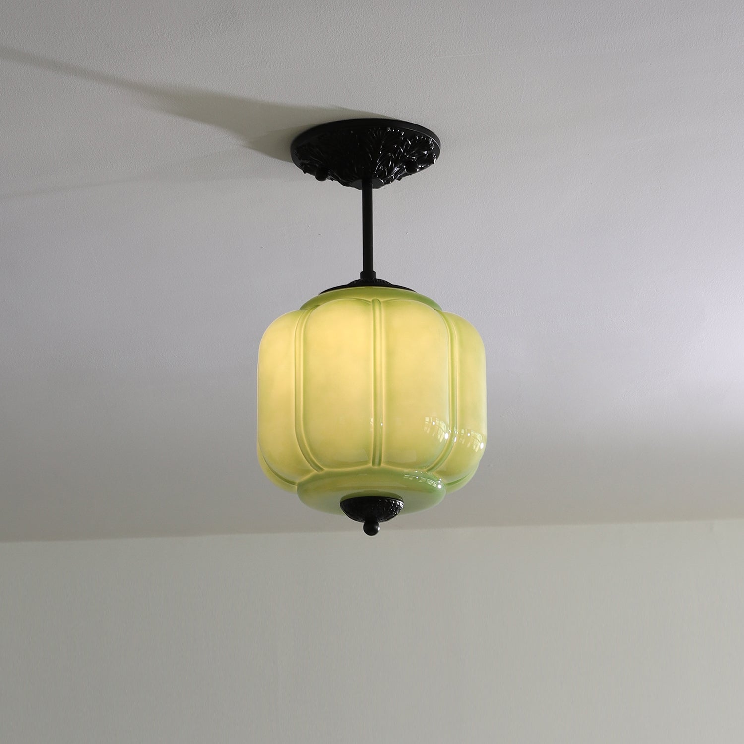 Eloise Glass Lantern Ceiling Lamp