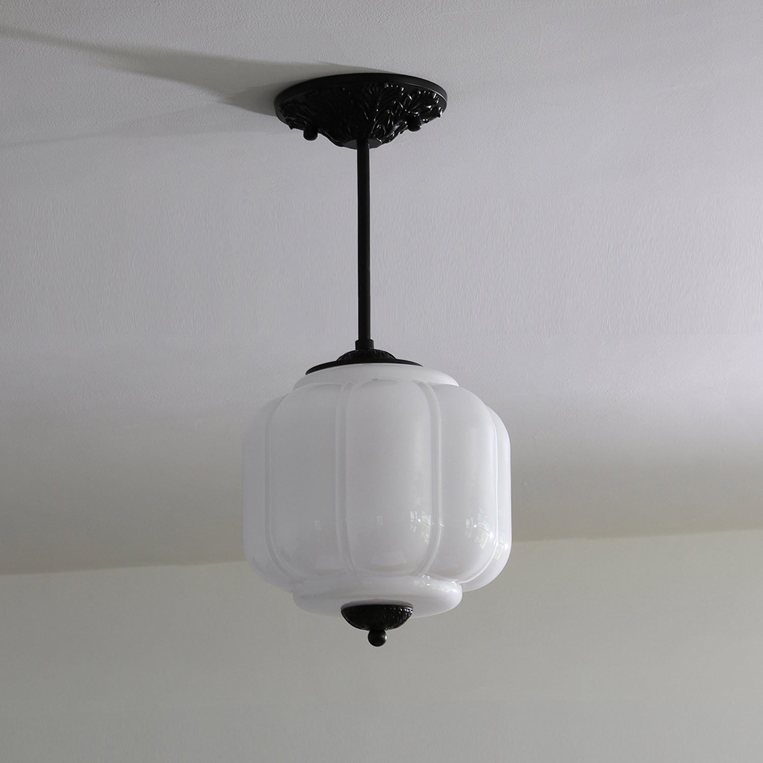 Eloise Glass Lantern Ceiling Lamp