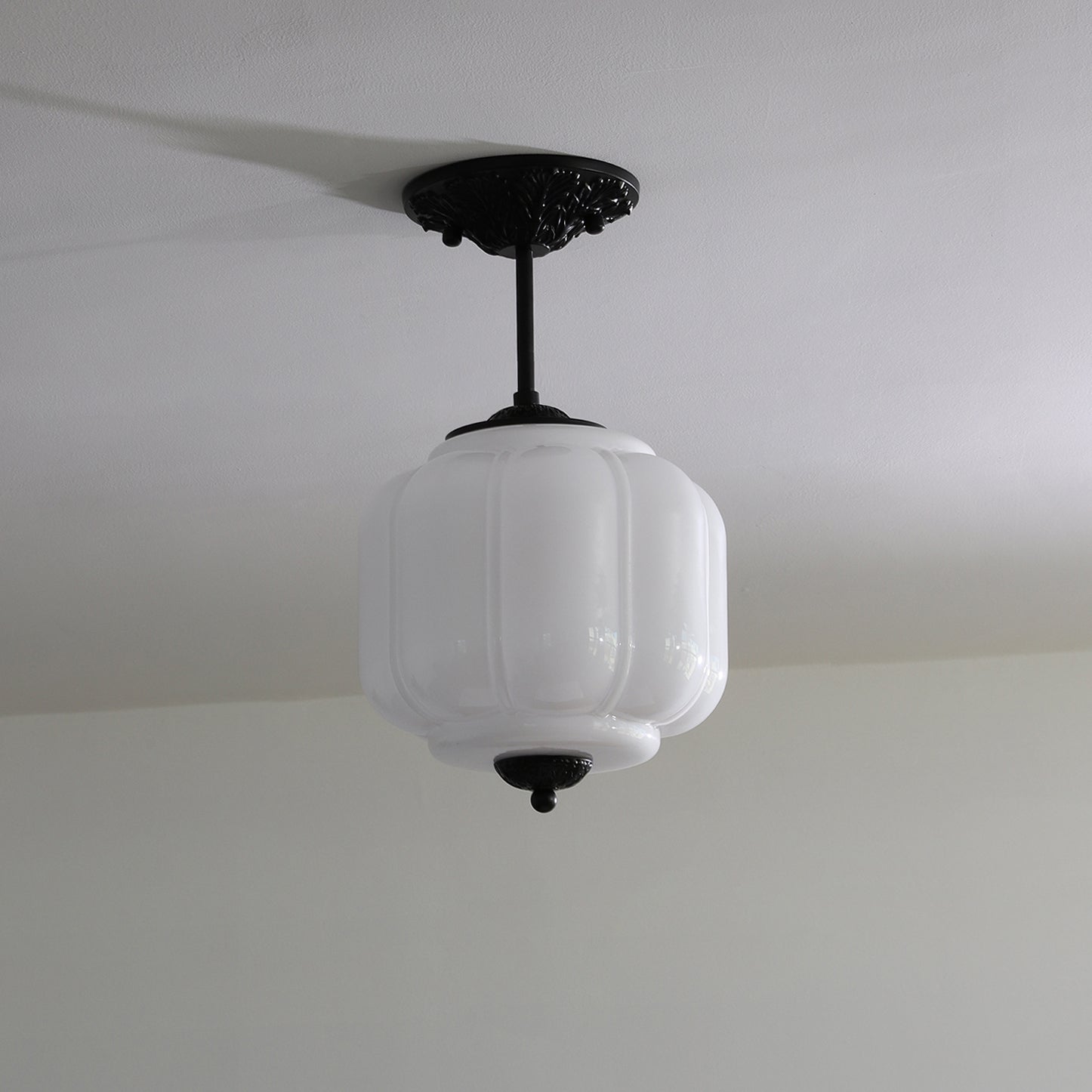 Eloise Glass Lantern Ceiling Lamp