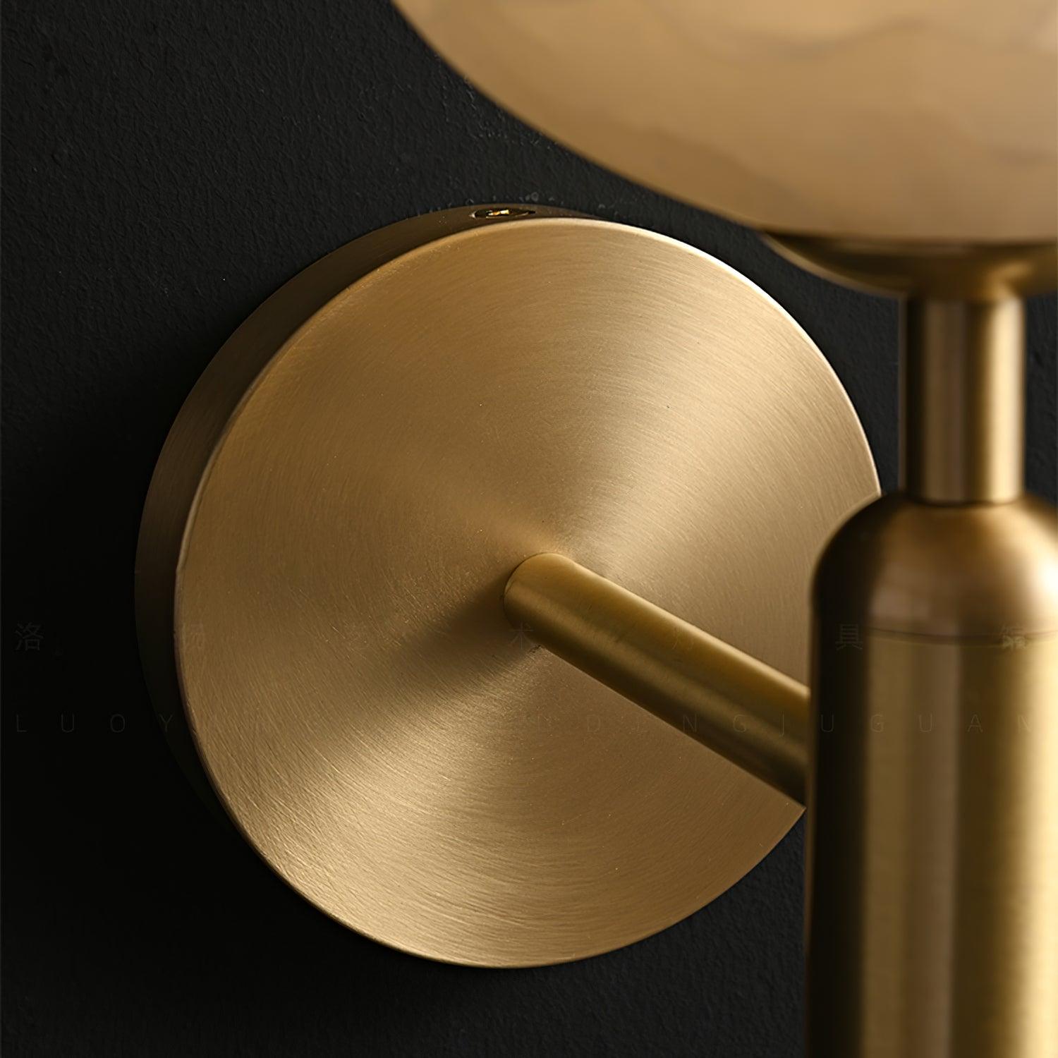 Elowen Alabaster Blossom Wall Sconce