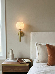 Elowen Alabaster Blossom Wall Sconce