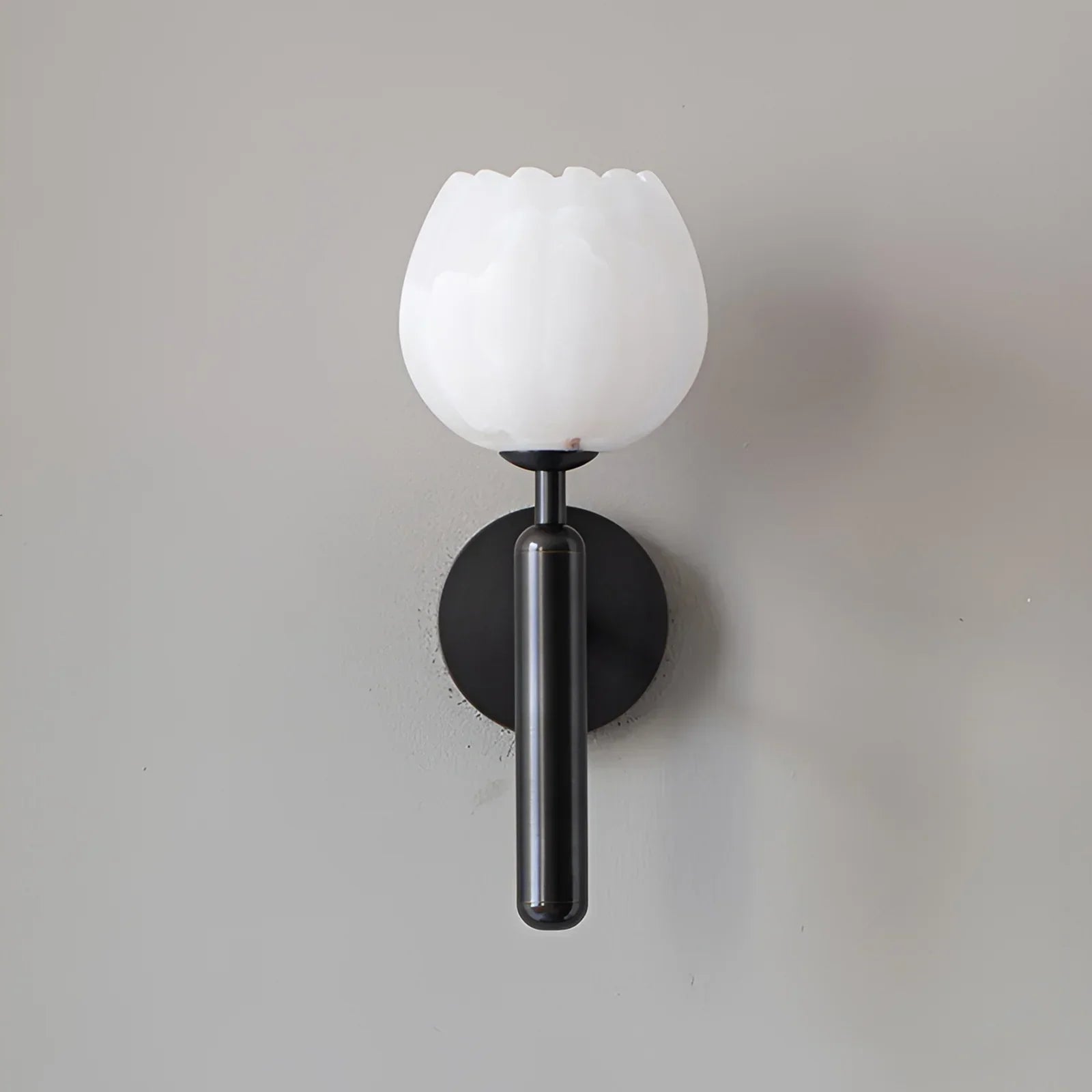 Elowen Alabaster Blossom Wall Sconce