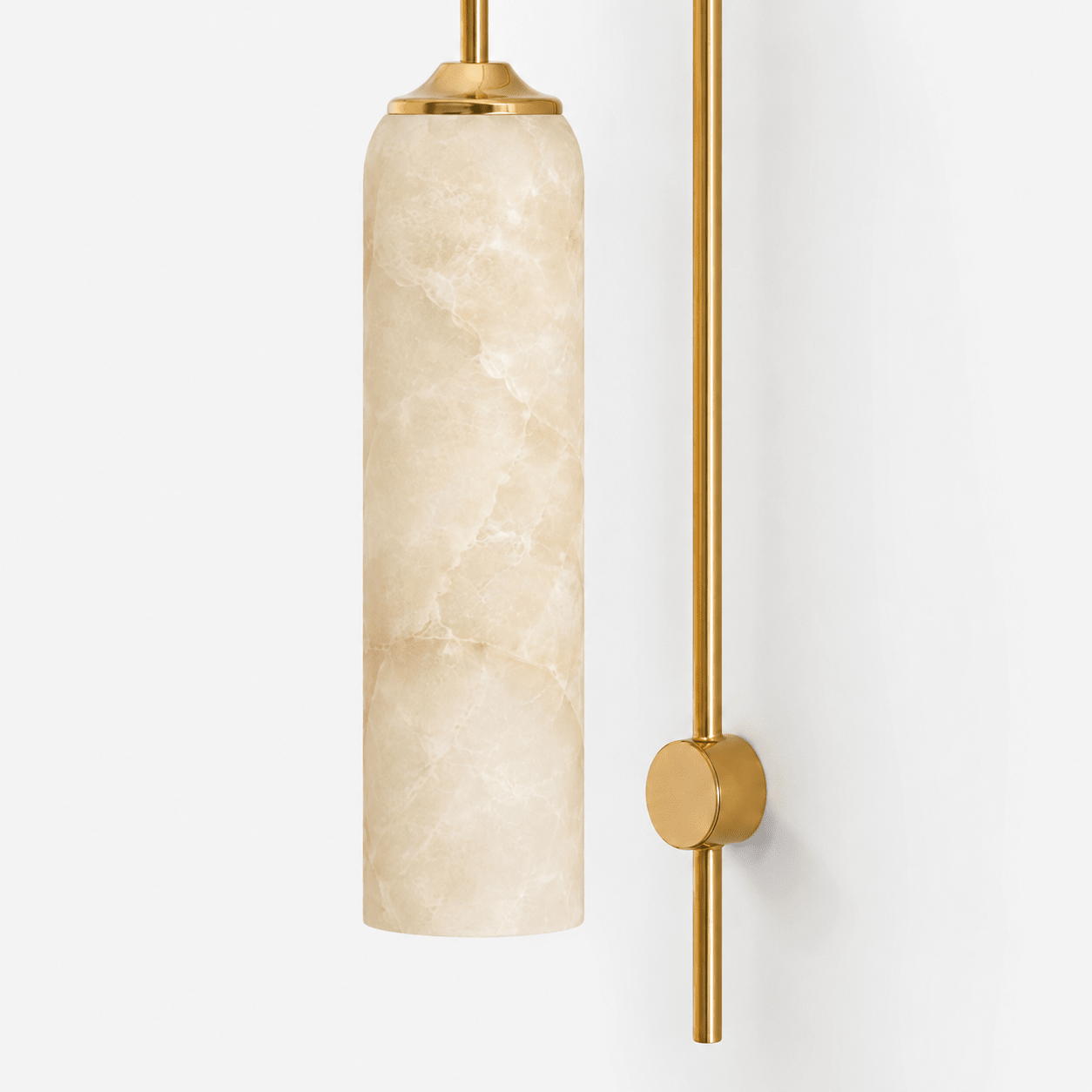 Elowen Suspended Alabaster Column Sconce