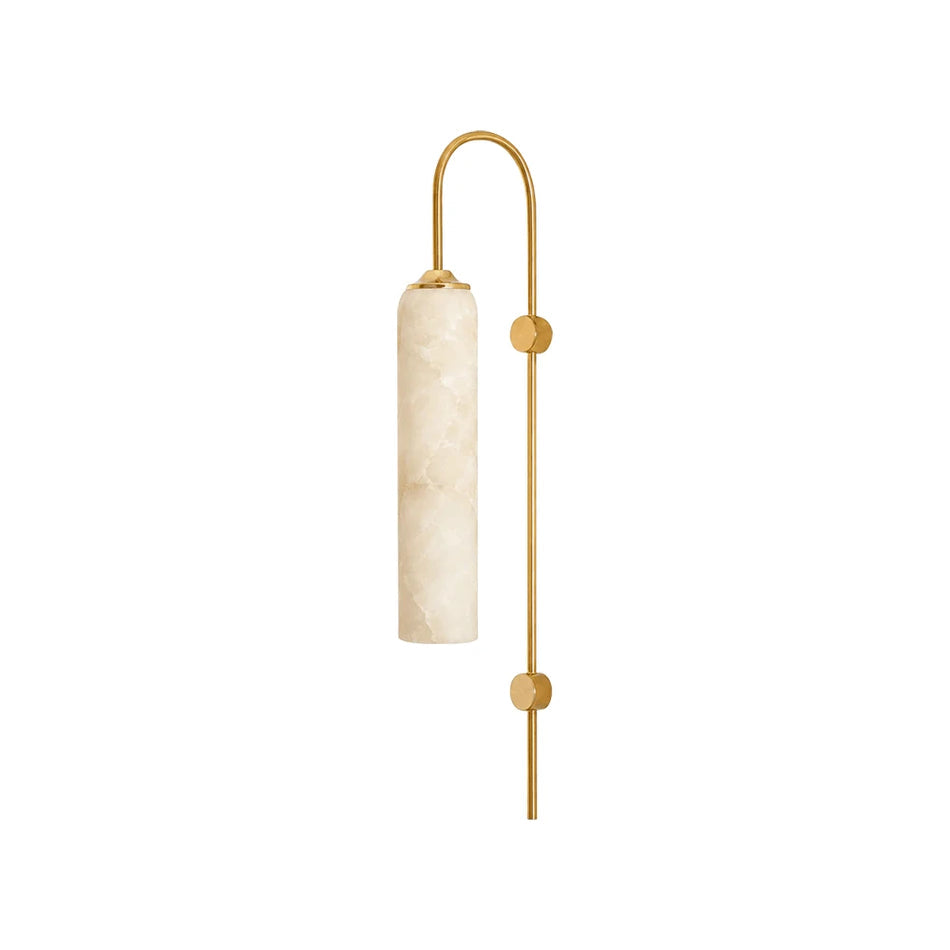 Elowen Suspended Alabaster Column Sconce