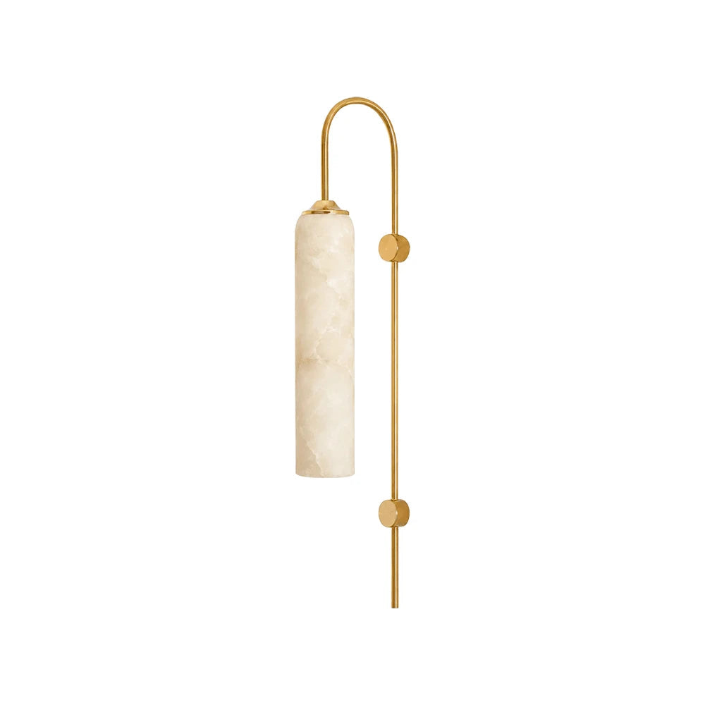 Elowen Suspended Alabaster Column Sconce