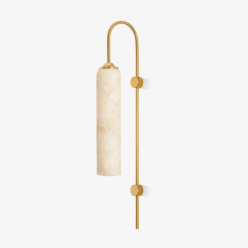 Elowen Suspended Alabaster Column Sconce