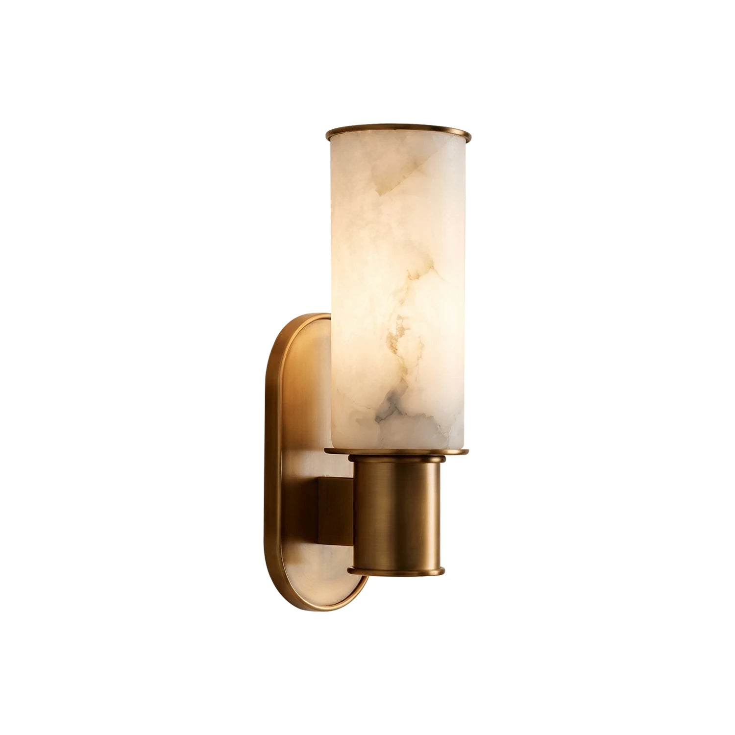 Elvara Alabaster Column Wall Sconce