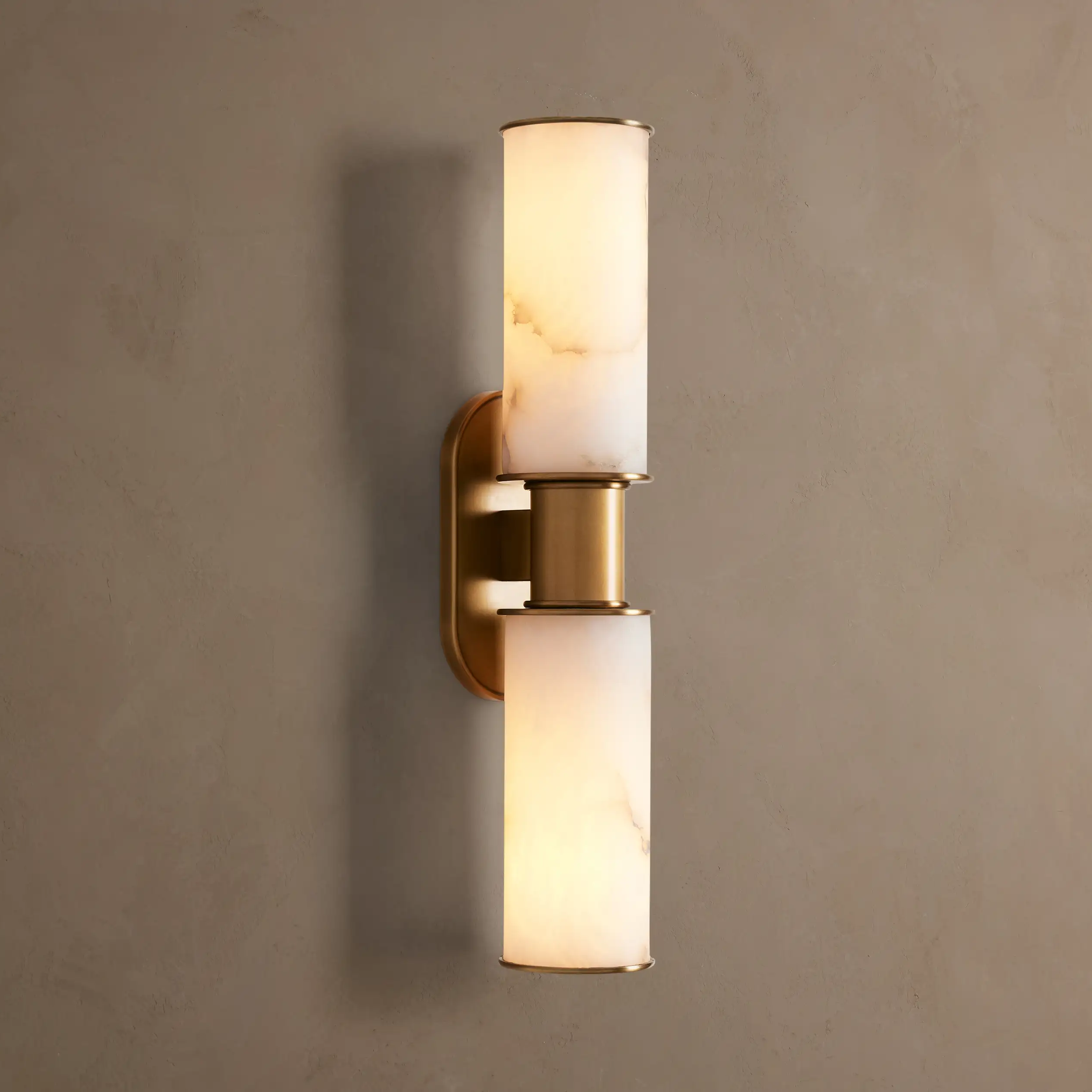 Elvara Alabaster Column Wall Sconce