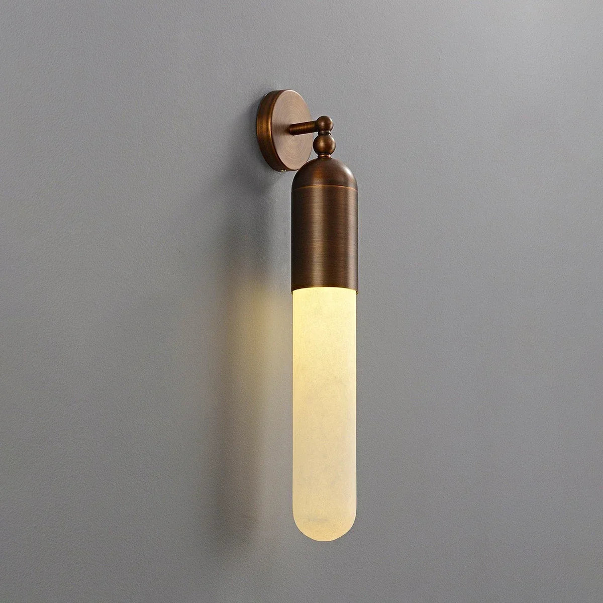 Elvara Linear Alabaster Wall Sconce