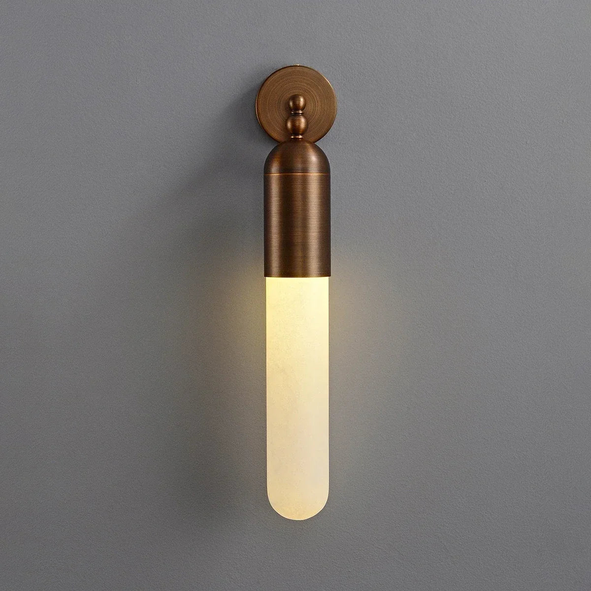 Elvara Linear Alabaster Wall Sconce
