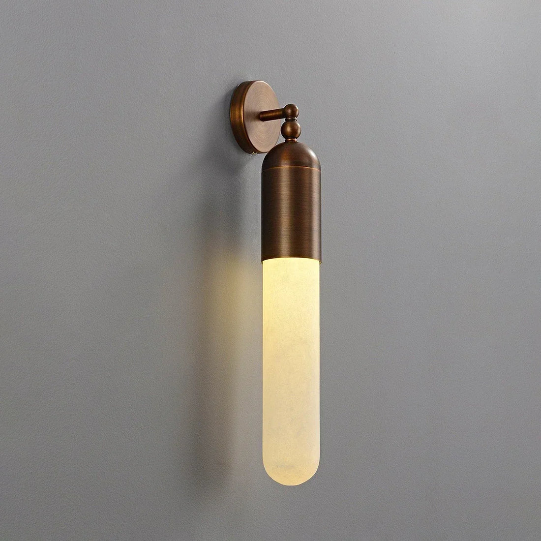 Elvara Linear Alabaster Wall Sconce