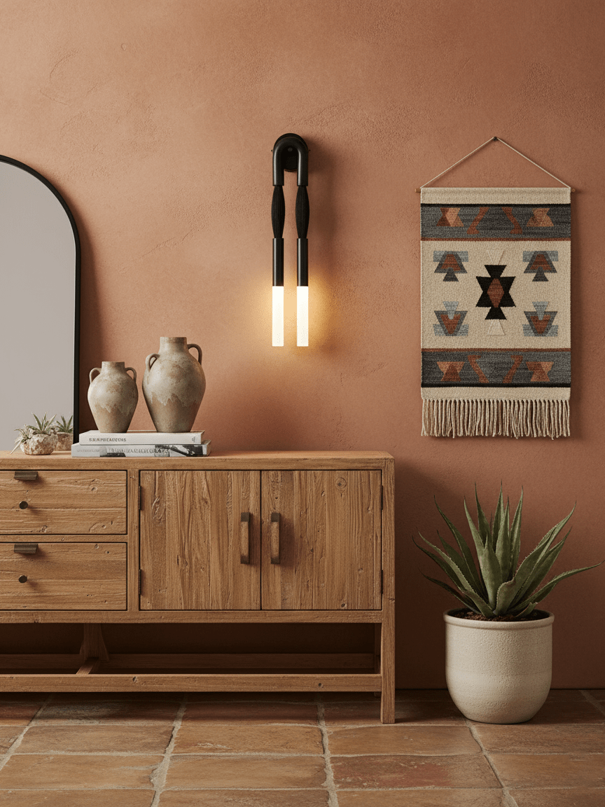 Horsehair Wall Sconce