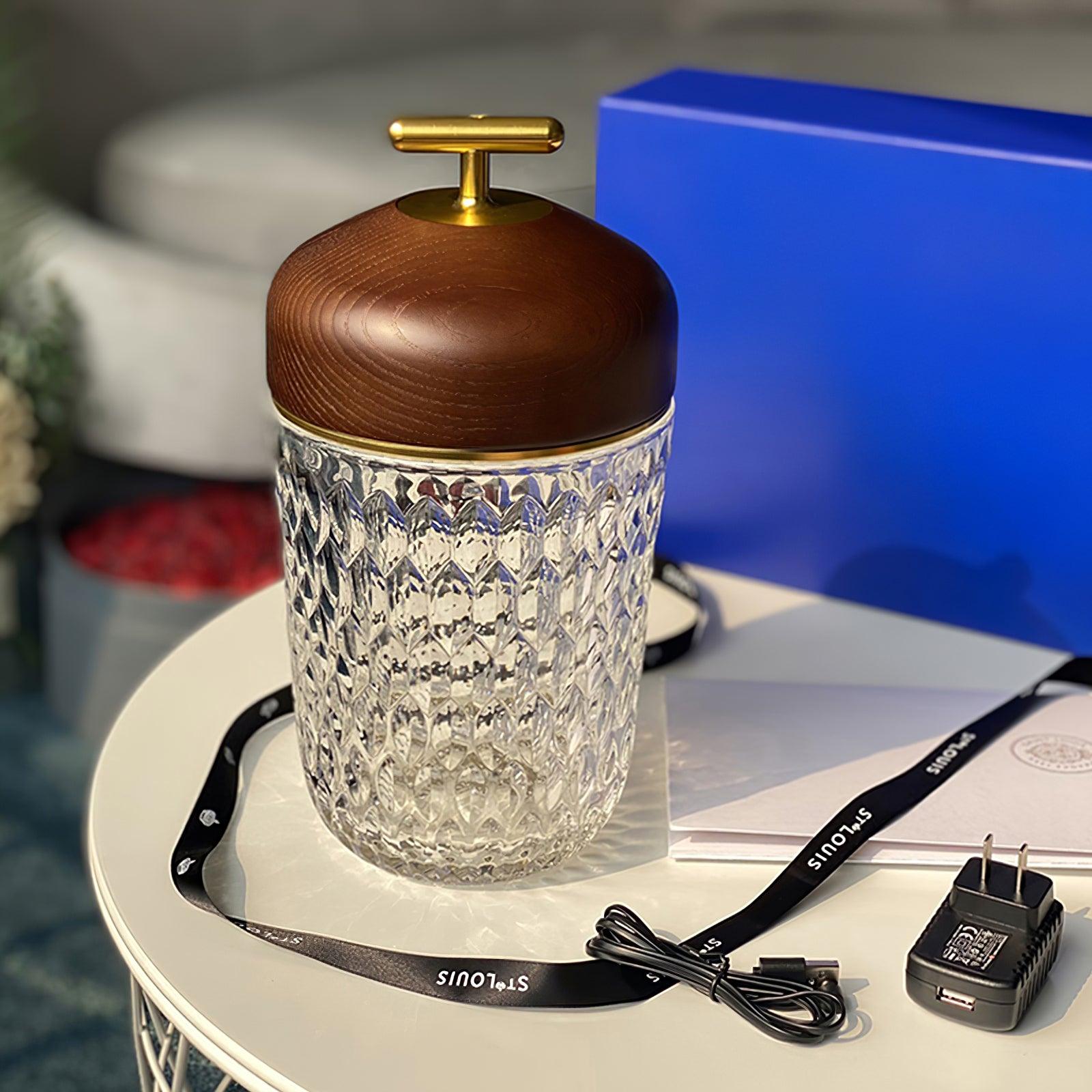 Velune Crystal Portable Table Lamp