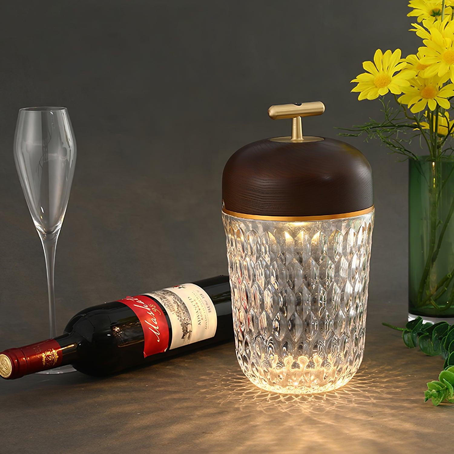 Velune Crystal Portable Table Lamp