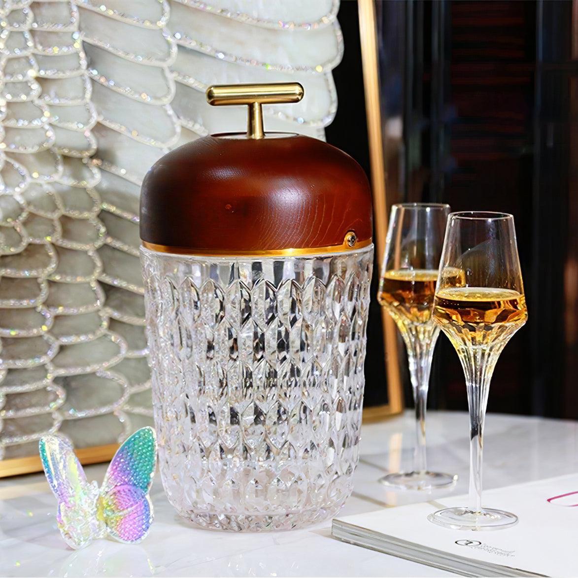 Velune Crystal Portable Table Lamp
