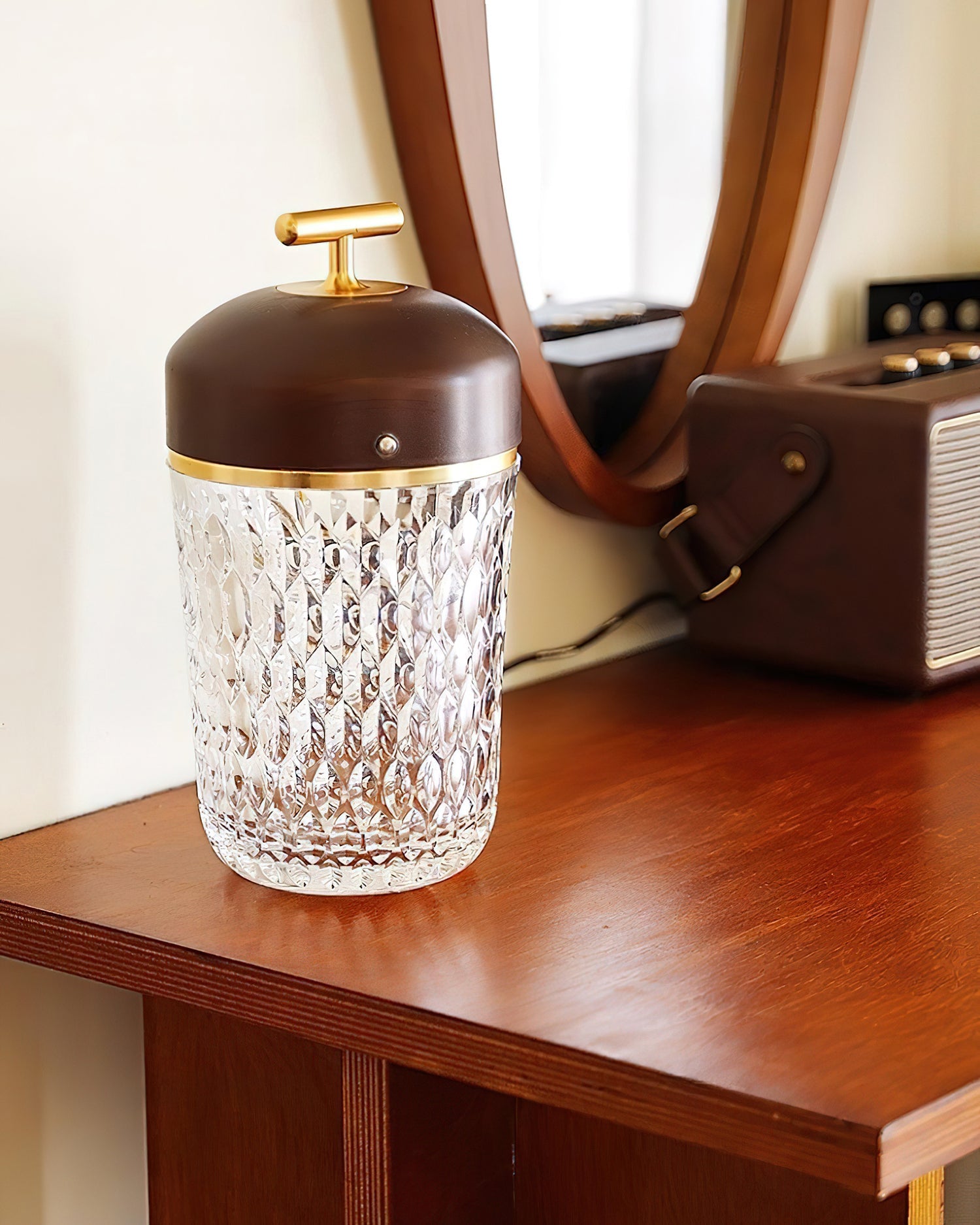 Velune Crystal Portable Table Lamp