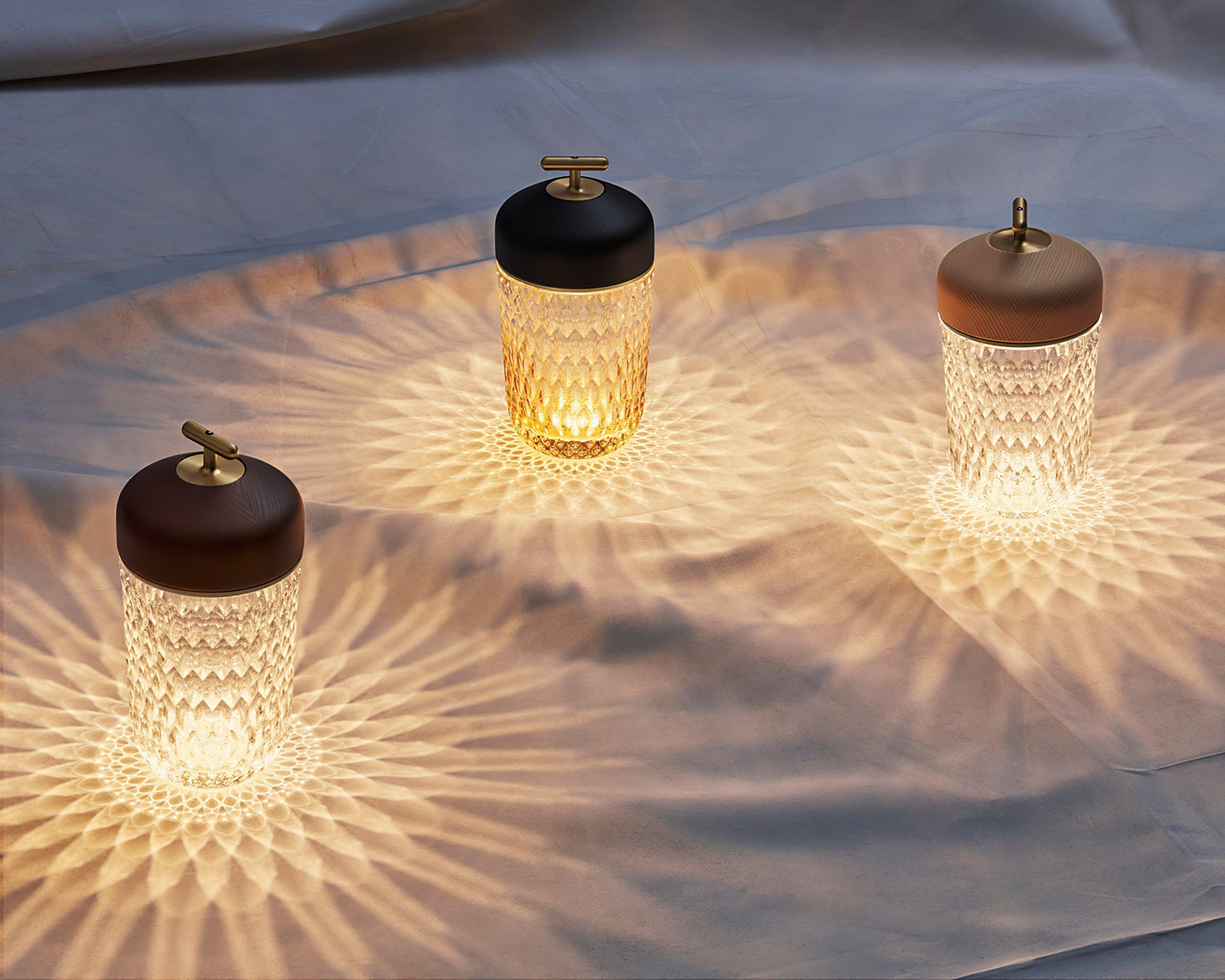 Velune Crystal Portable Table Lamp