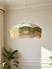 Fringed Parasol Pendant Light