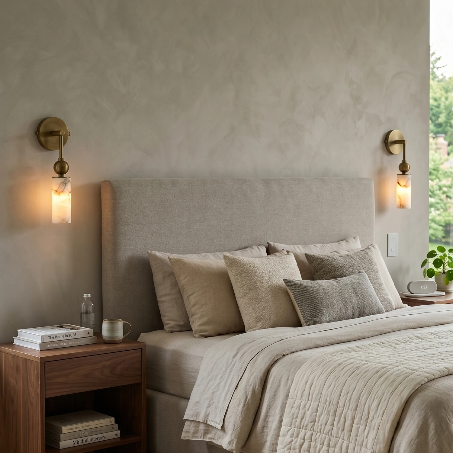 Harlin Alabaster Wall Lamp