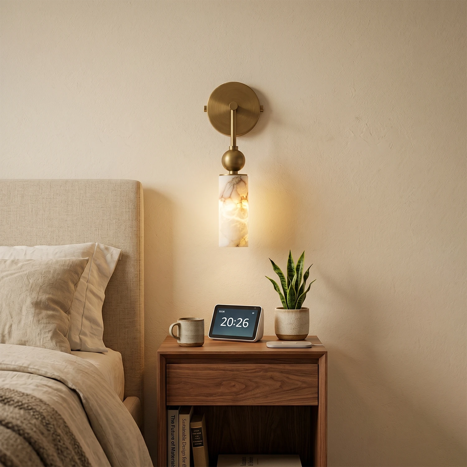 Harlin Alabaster Wall Lamp