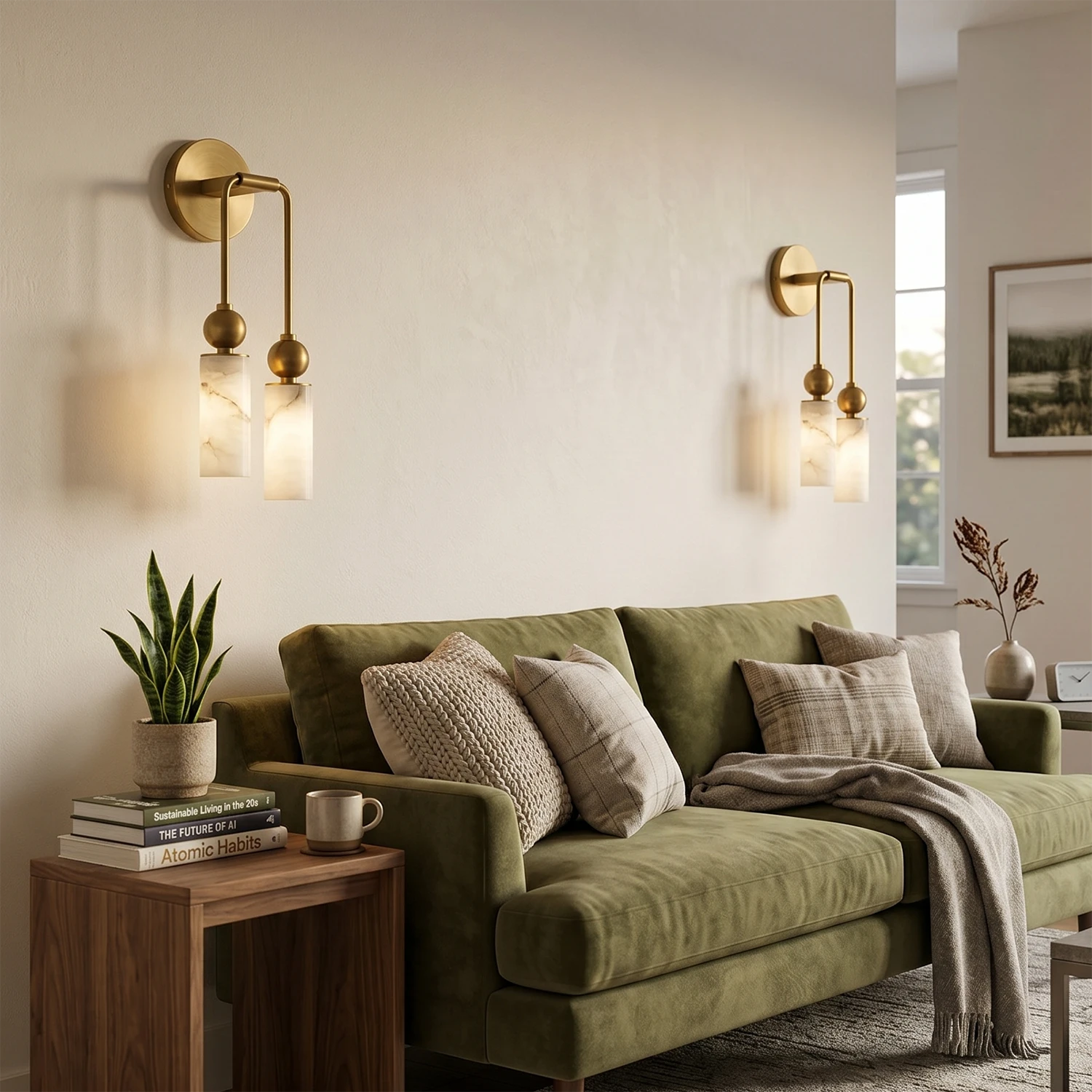 Harlin Alabaster Wall Lamp