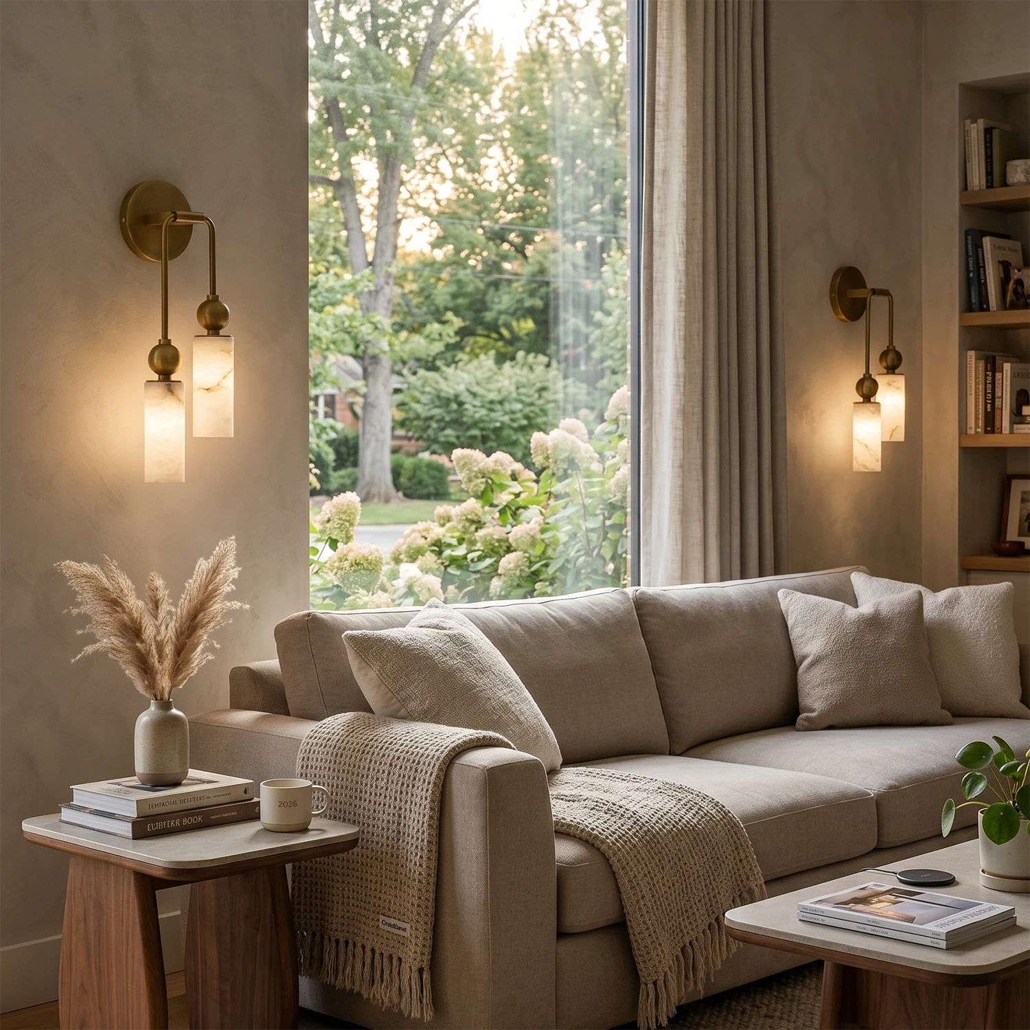 Harlin Alabaster Wall Lamp