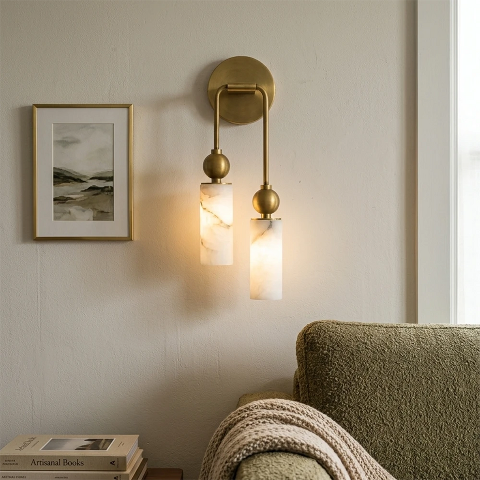 Harlin Alabaster Wall Lamp