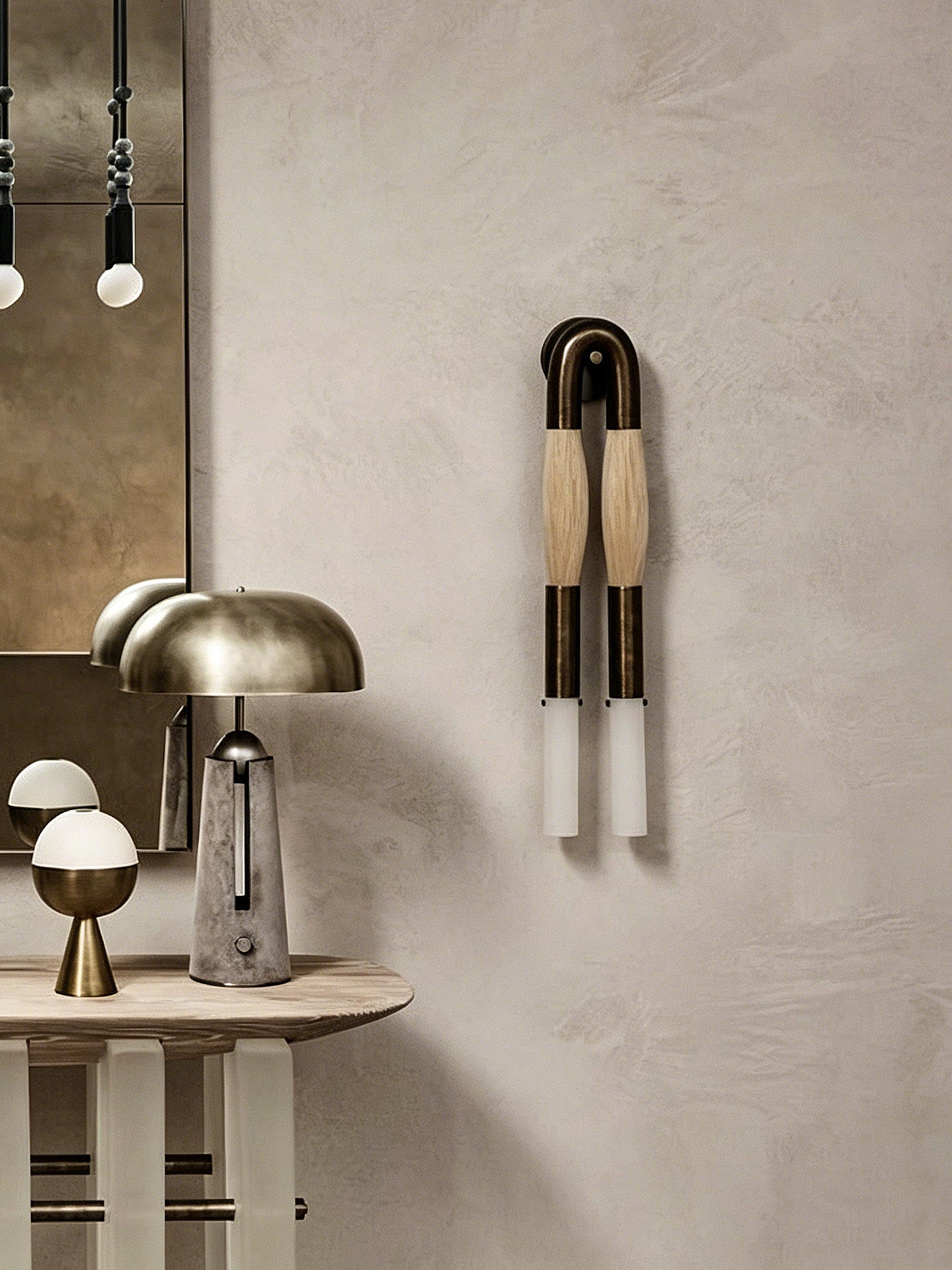 Horsehair Wall Sconce