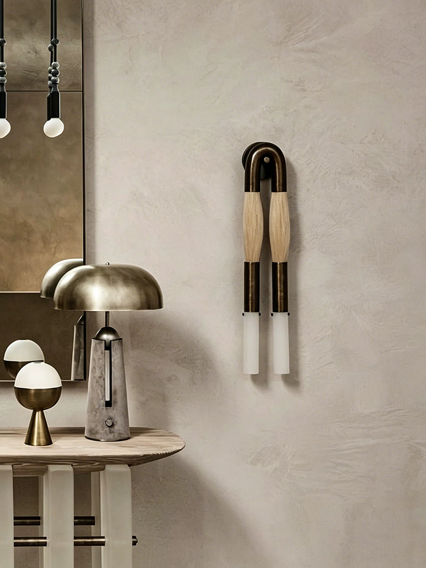 Horsehair Wall Sconce
