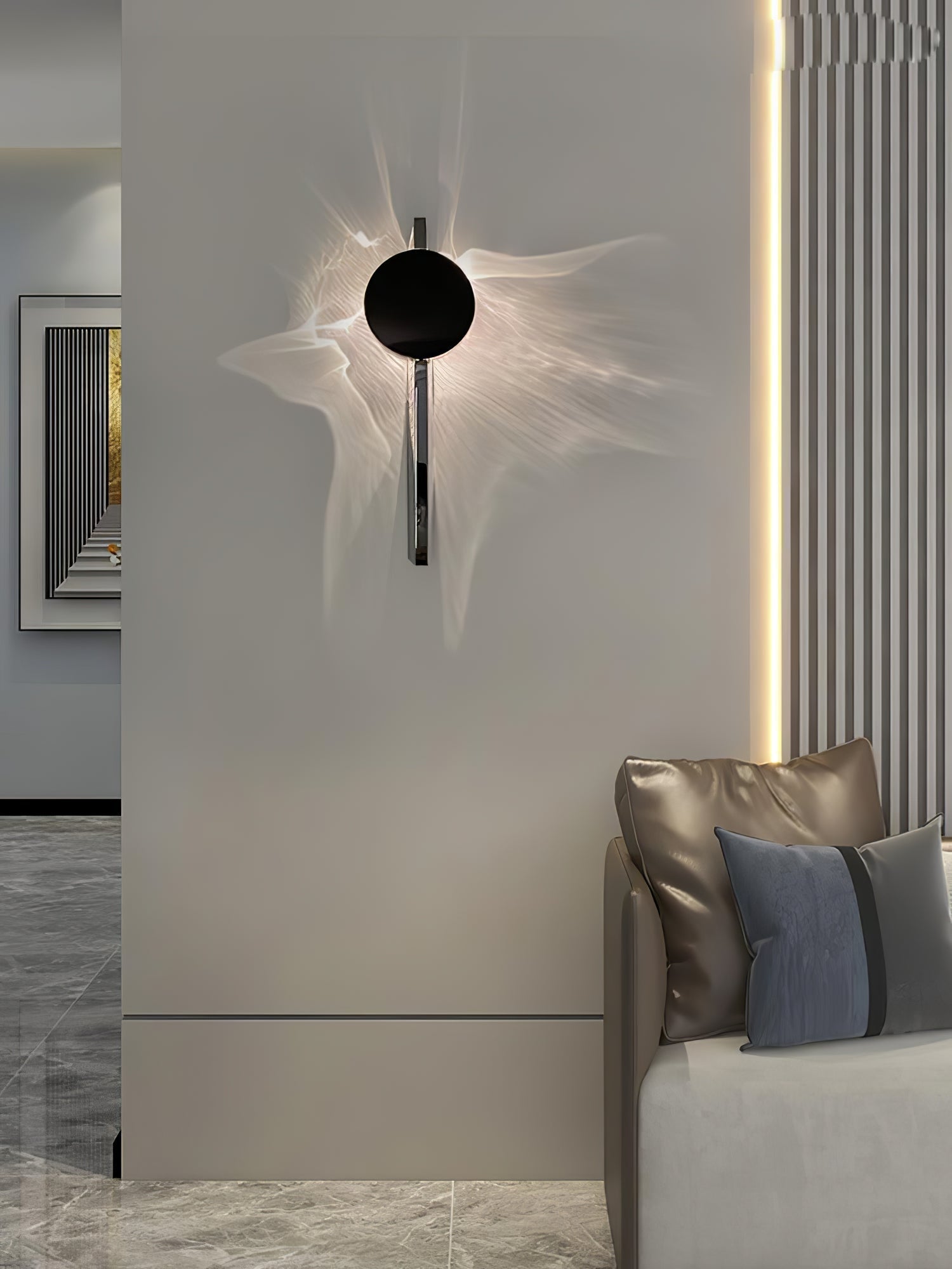 Kinetic Shadow Wall Lamp