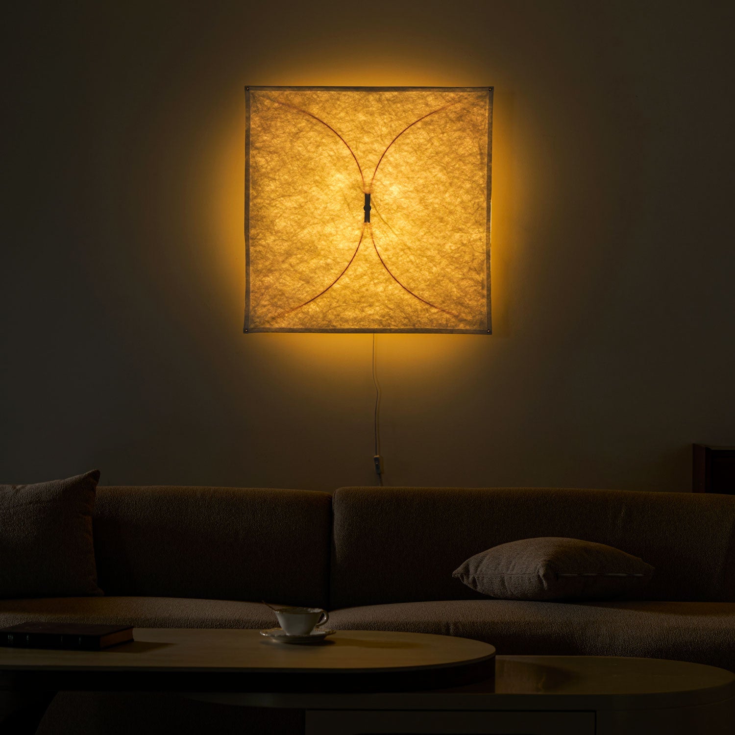 Kite Shaped Paper Wall Lamp